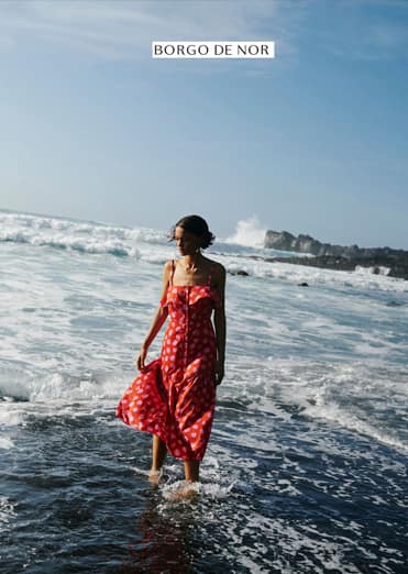 Borgo de nor photo - Woman in the sea - Photo production on Canary Islands by Paraiso productions